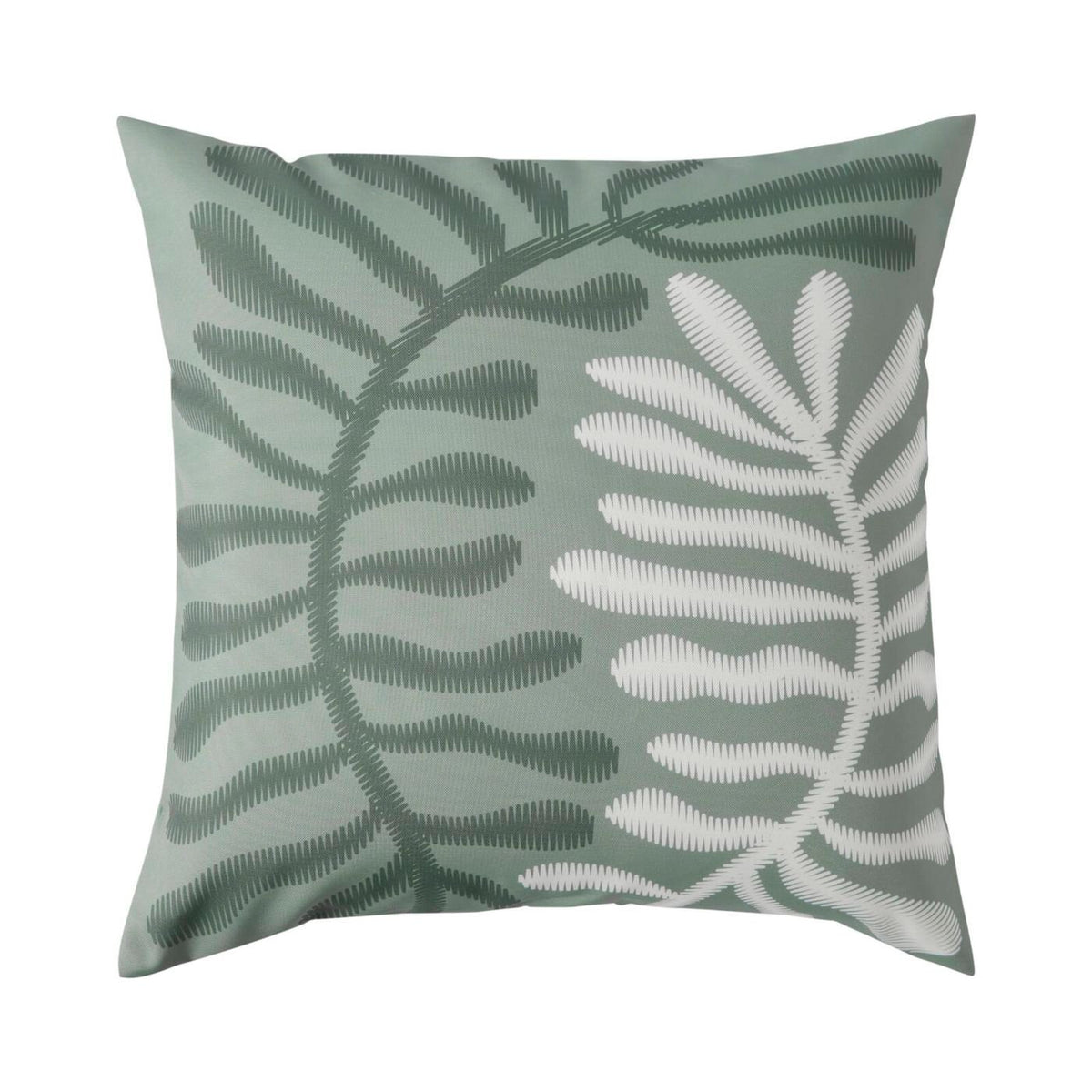 Vibes Fennel Printed Cushion 50 x 50cm - Sage